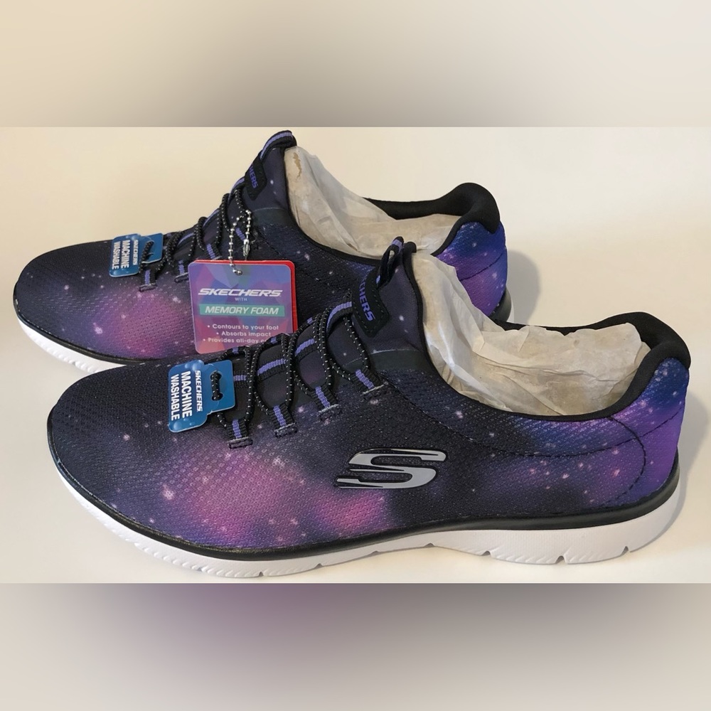 Skechers Summits-Galaxy Dream Sz 8.5 Wide Fit